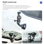 Für DJI OSMO Tasche 3 STARTRC Saugnapf Halter Expansion Adapter Halterung, For DJI OSMO Pocket 3 Suction Cup Holder – Bild 6