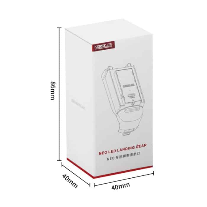 Für DJI Neo STARTRC LED-Licht Klappbares, absturzsicheres, erhöhtes Fahrwerk-Trainingsgestell, For DJI Neo – Bild 11