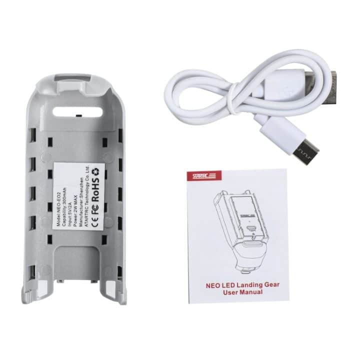 Für DJI Neo STARTRC LED-Licht Klappbares, absturzsicheres, erhöhtes Fahrwerk-Trainingsgestell, For DJI Neo – Bild 10