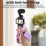 Für DJI OSMO Pocket 3 STARTRC 5 in 1 Gehäuselinse Griff Bildschirm Silikon TPU Hülle, 5 in 1 Case – Bild 5