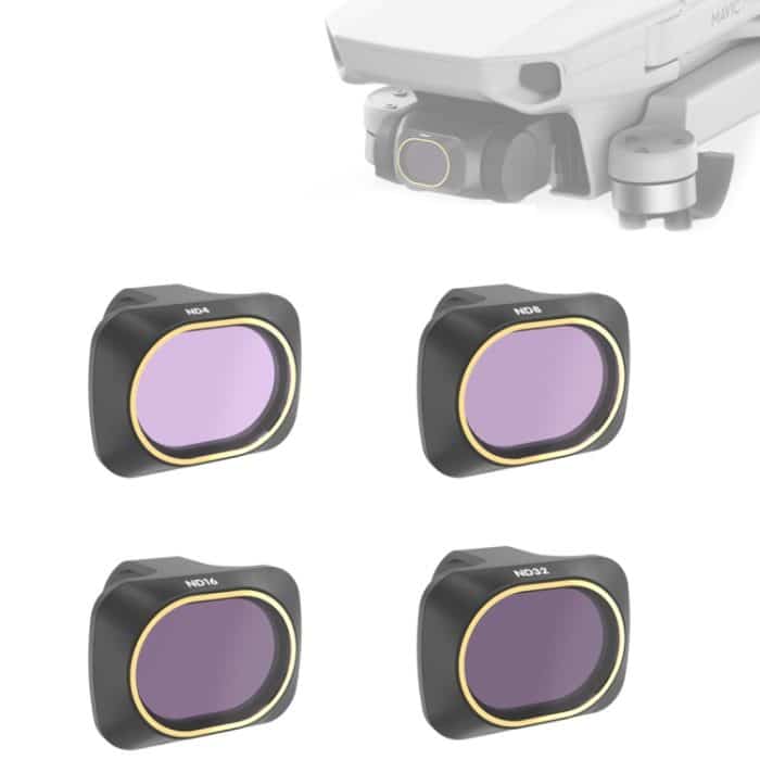 DOP1460.jpg JSR Drone 4 in 1 ND4 + ND8 + ND16 + ND32 Objektiv Neutralfilter für DJI MAVIC mini – Bild 1