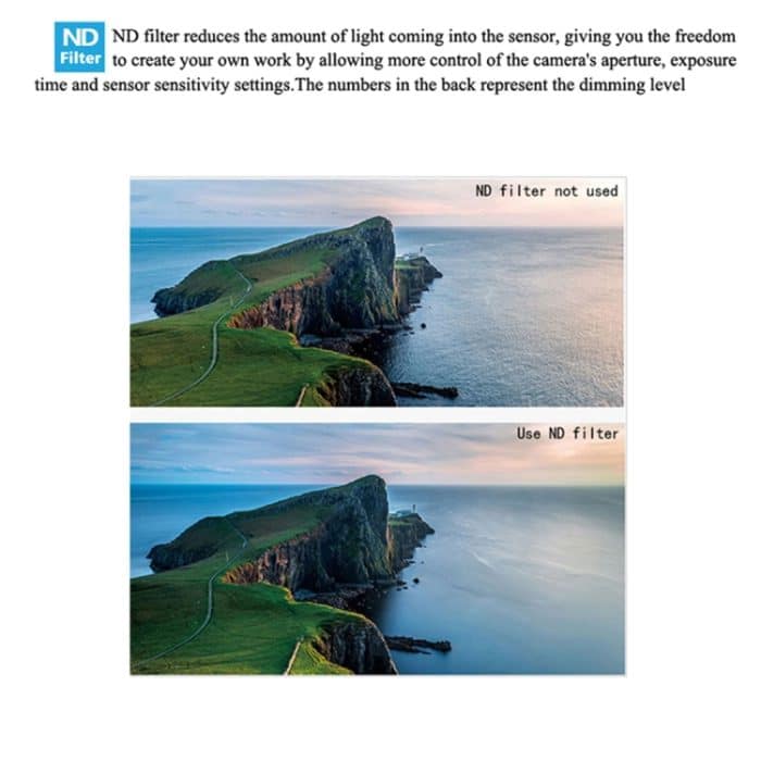 JSR Drone 4 in 1 ND4 + ND8 + ND16 + ND32 Objektiv Neutralfilter für DJI MAVIC mini – Bild 4