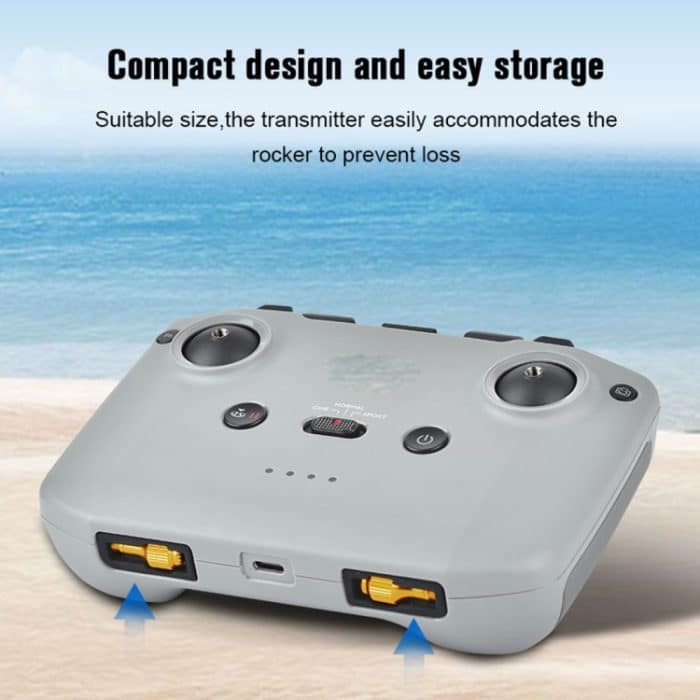 2 Stück STARTRC Drohnen-Fernbedienung, einziehbare Einstellwippen aus Aluminiumlegierung für DJI Air 2S / Mini 2 / Mavic Air 2, For DJI Air 2S / Mini 2 / Mavic Air 2 – Bild 8