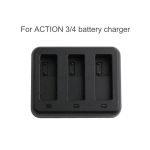 Für DJI Osmo Action 4/3 Tri-Slot Akkus Schnellladegerät, 5V 2A Tri-Slot Batteries Charger – Bild 2