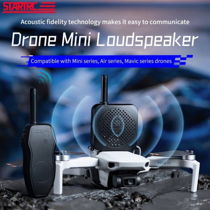 STARTRC Drone Megaphon Drahtloser tragbarer Lautsprecher 1KM Steuerung für DJI Mavic / Air / Mini Serie, 1KM Control – Bild 2