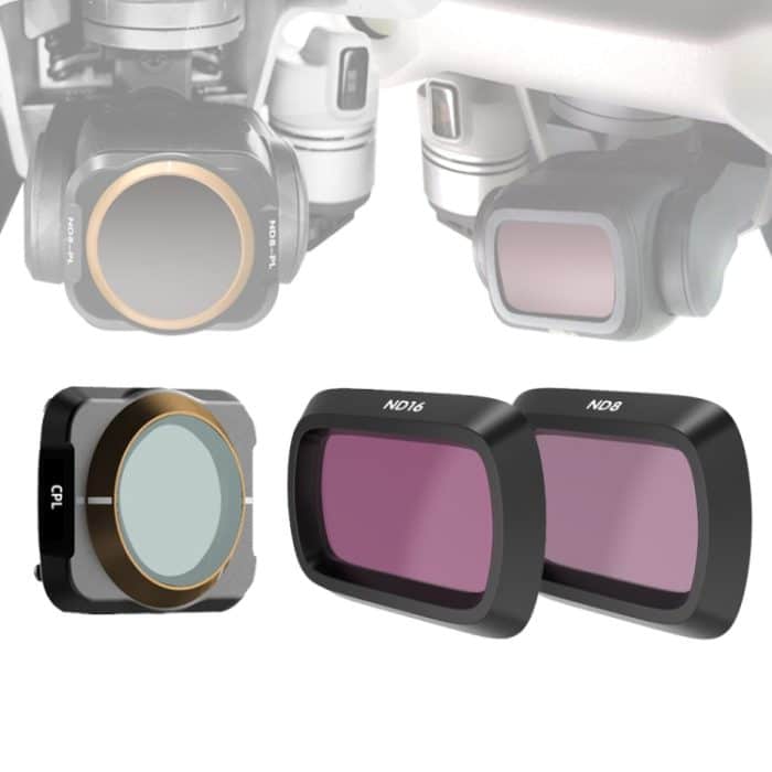 JSR Drone 3 in 1 CPL + ND8 + ND16 Objektivfilter für DJI MAVIC Air 2 – Bild 1