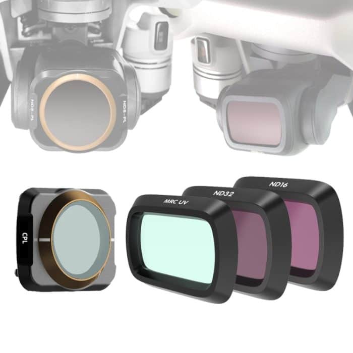 JSR Drone 4 in 1 UV + CPL + ND16 + ND32 Objektivfilter für DJI MAVIC Air 2 – Bild 1