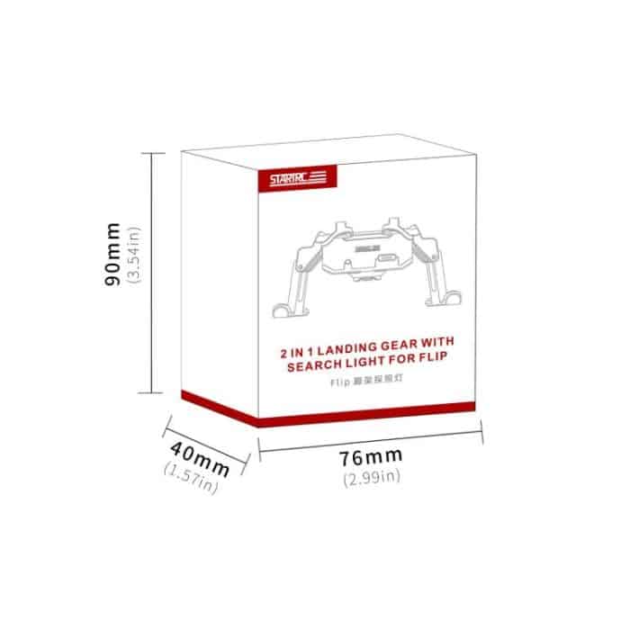 For DJI Flip STARTRC LED Light Folding Heightened Landing Gear Training Rack – Bild 3