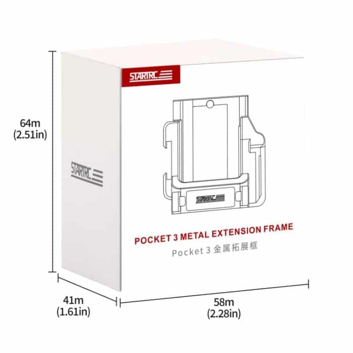 Für DJI OSMO Tasche 3 STARTRC Metall Schutz Rahmen Käfig Expansion Adapter Halterung, For DJI OSMO Pocket 3 Metal Protection Frame – Bild 7