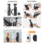 Für DJI OSMO Pocket 3 Sunnylife Handband Schutzrahmen Kaltschuh-Verlängerungsgriffabdeckung, Extension Frame – Bild 7