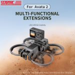 Für DJI Avata 2 STARTRC Action Kamera Halter Halterung Drone Erweiterung Halterung, For DJI Avata 2 Expansion Bracket – Bild 2