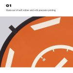 STARTRC RC Drone Quadcopter Tragbare Parkschürze Schnellklappbare Parkfläche für DJI Mavic Mini / Mavic Air 2, Durchmesser: 56 cm – Bild 5