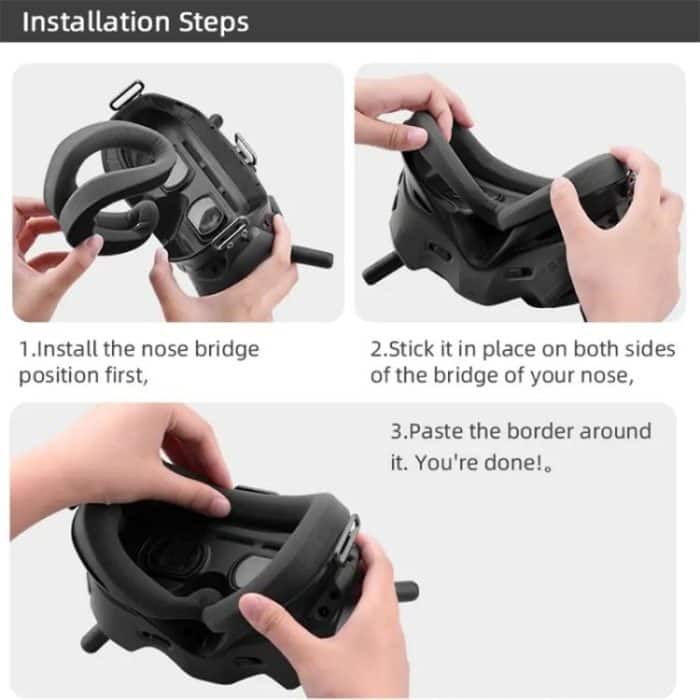 For DJI FPV Goggles V2  BRDRC Flying Glasses Protector Eyecups, For DJI FPV Goggles V2 – Bild 9