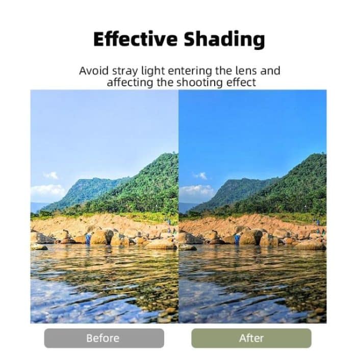 For DJI Mini 4 Pro BRDRC Lens Hood Gimbal Anti-Glare Sunshade Cover, For DJI Mini 4 Pro – Bild 4