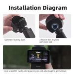 For DJI OSMO Pocket 3 BRDRC Sunshade Lens Protective Cover Hood, For DJI OSMO Pocket 3 – Bild 11