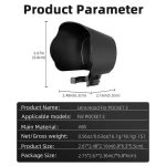 For DJI OSMO Pocket 3 BRDRC Sunshade Lens Protective Cover Hood, For DJI OSMO Pocket 3 – Bild 12