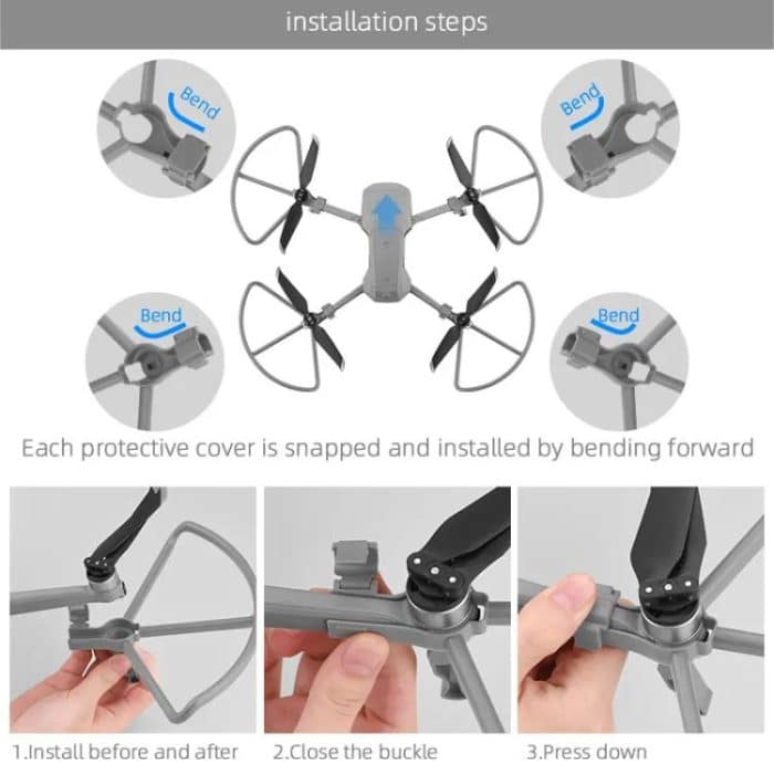 For DJI Mavic Air 2 / Air 2S BRDRC Drone Propeller Protective Guard Anti-collision Ring, For DJI Mavic Air 2 / Air 2S – Bild 9
