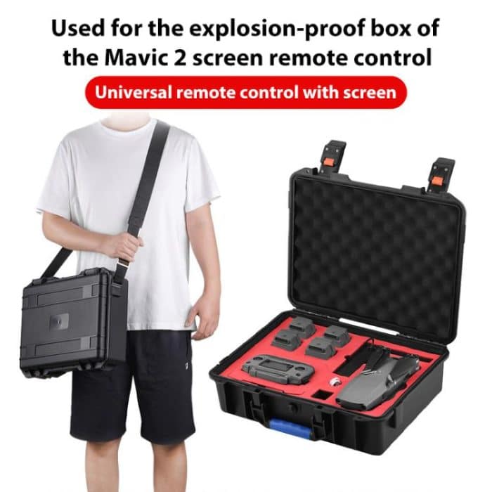 For DJI Mavic 2 BRDRC Crossbody Safety Carrying Storage Bag Waterproof Explosion-proof Box, For DJI Mavic 2 Crossbody – Bild 5