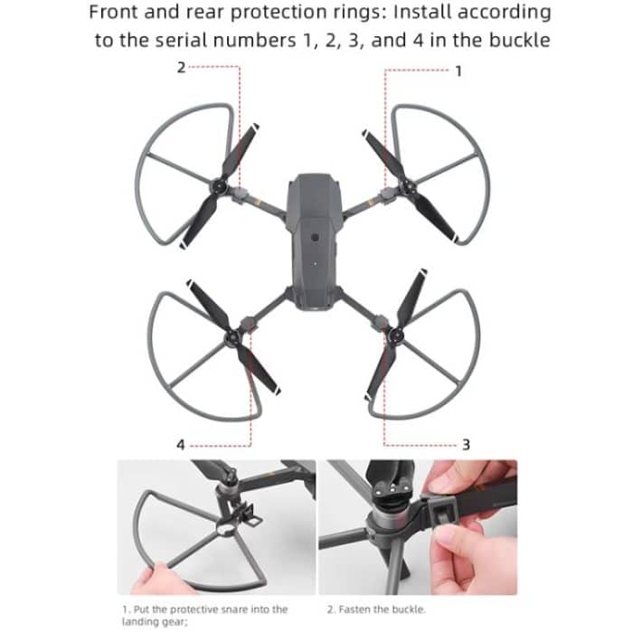 For DJI Mavic Pro BRDRC Drone Propeller Protective Guard Anti-collision Ring, For DJI Mavic Pro – Bild 9