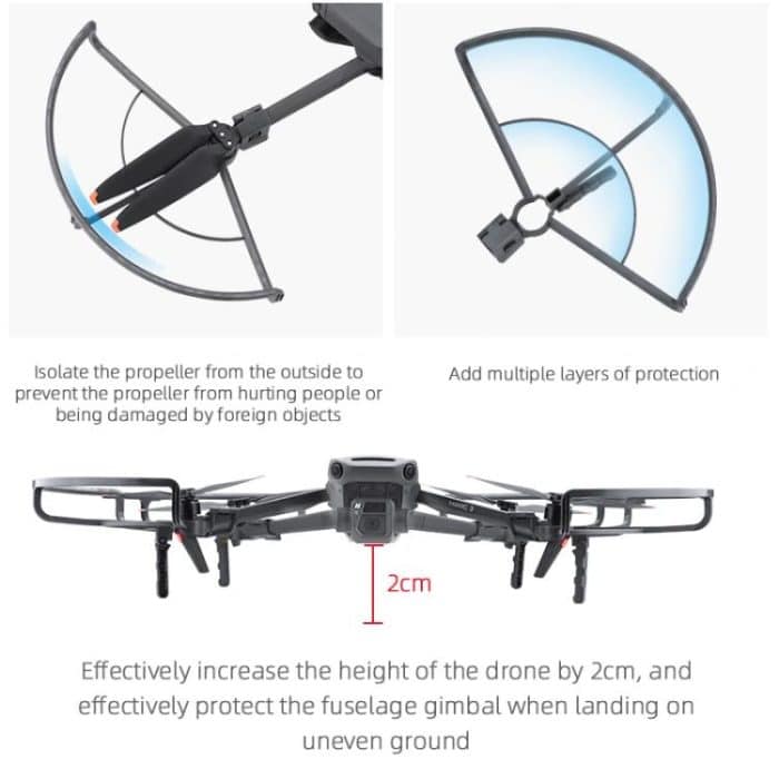 For DJI Mavic 3 / 3 Pro BRDRC Drone Propeller Protective Guard Anti-collision Ring, For DJI Mavic 3 / 3 Pro – Bild 8