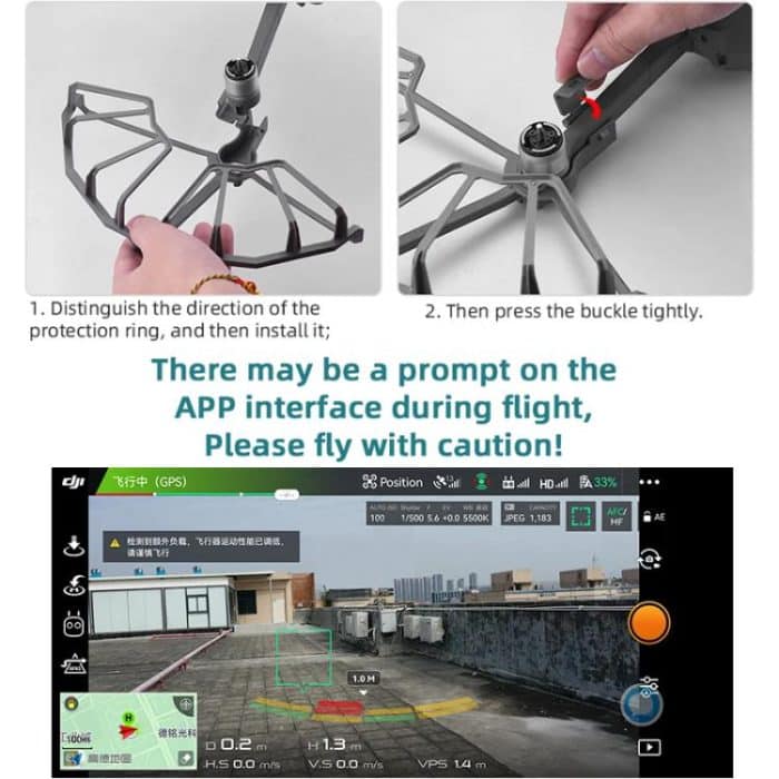 For DJI Mavic 2 Pro / Zoom BRDRC Drone Propeller Protective Guard Anti-collision Ring, For DJI Mavic 2 Pro / Zoom Surround – Bild 11
