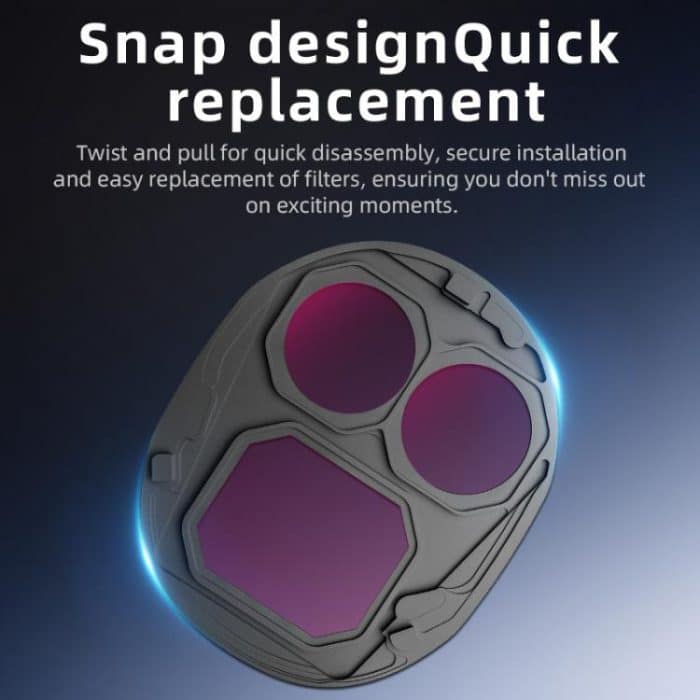Für DJI Mavic 4 Pro STARTRC 4 in 1 CPL ND8 ND32 ND64 Objektivfilter-Kit – Bild 15