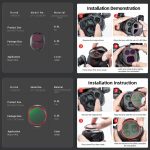 Für DJI Mavic 4 Pro STARTRC 4 in 1 CPL ND8 ND32 ND64 Objektivfilter-Kit – Bild 16