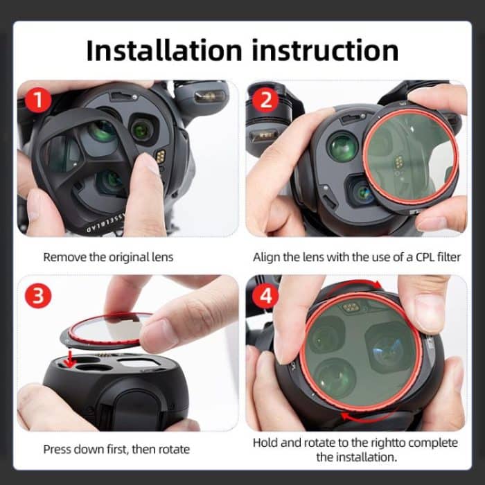 Für DJI Mavic 4 Pro STARTRC CPL-Objektivfilter – Bild 10