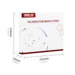 Für DJI Mavic 4 Pro STARTRC 4 in 1 ND8 ND16 ND32 ND64 Objektivfilter-Kit – Bild 4