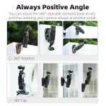 For DJI Osmo Pocket 3 Sunnylife Stretchable Backpack Clip Rotatable Magnetic Mount Action Camera Holder Vlog Mount, For DJI Osmo Pocket 3 – Bild 4