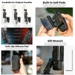 For DJI Osmo Pocket 3 Sunnylife Stretchable Backpack Clip Rotatable Magnetic Mount Action Camera Holder Vlog Mount, For DJI Osmo Pocket 3 – Bild 7