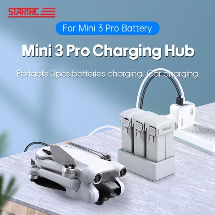 For DJI Mini 3 Pro STARTRC 3 in 1 Charging Butler Battery Charger – Bild 4