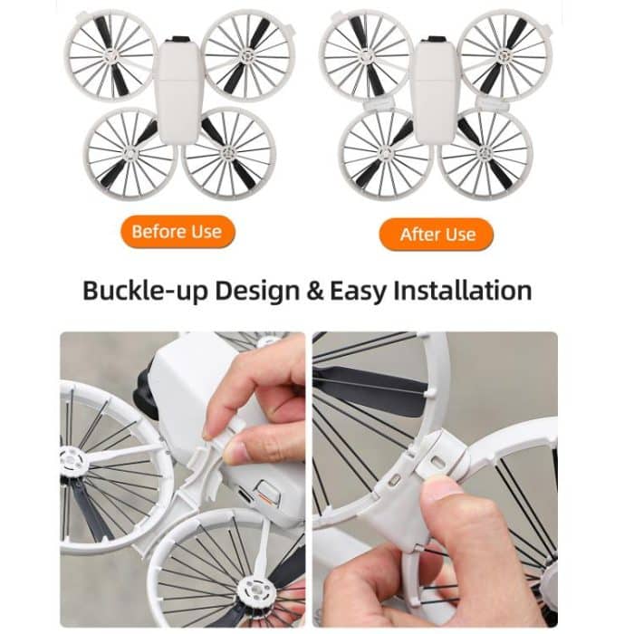 Für DJI Flip Sunnylife Anti-Shake-Armschnalle Befestigung Integrierte Schnalle Schnellverschluss Antikollisionsschnalle – Bild 4