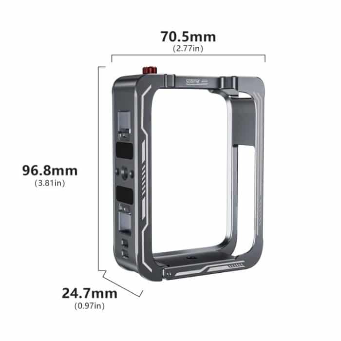 For DJI Osmo 360 STARTRC Metal Cage Frame with Cold Shoe, For DJI Osmo 360 – Bild 3