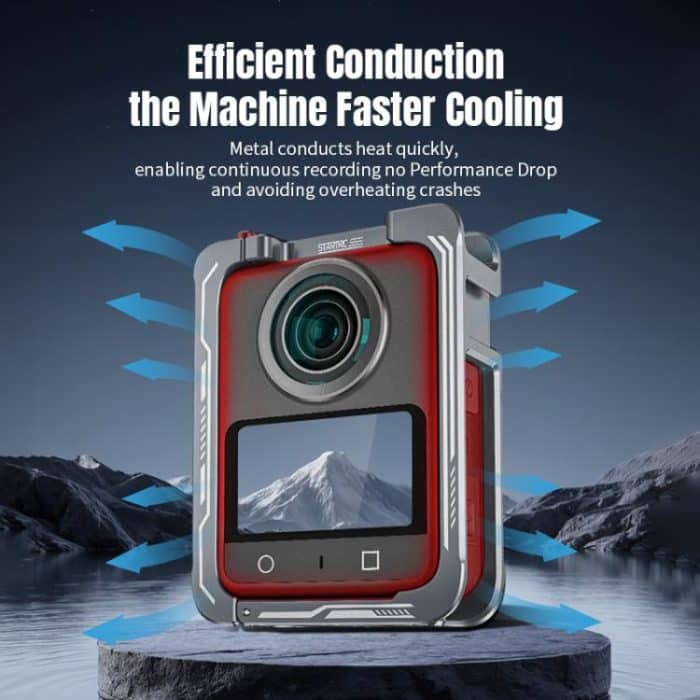 For DJI Osmo 360 STARTRC Metal Cage Frame with Cold Shoe, For DJI Osmo 360 – Bild 10