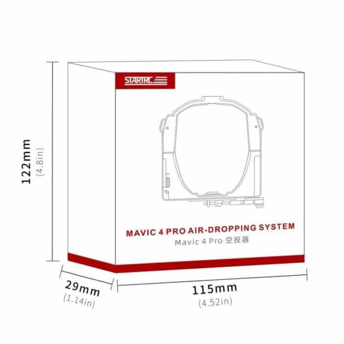 For DJI Mavic 4 Pro STARTRC Air-Dropping System Thrower Parabolic with Expansion Bracket, For DJI Mavic 4 Pro – Bild 4