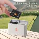 Für DJI Osmo Action 5 Pro / 4 / 3 Batterie Ladegerät Box Dual-Slot Batterien Ladegerät – Bild 5