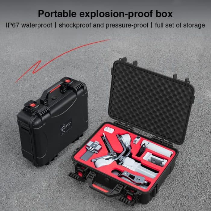 Für DJI RS4 Mini STARTRC PP Wasserdicht Stoßfest Koffer Portable Storage Box, For DJI RS 4 Mini – Bild 5