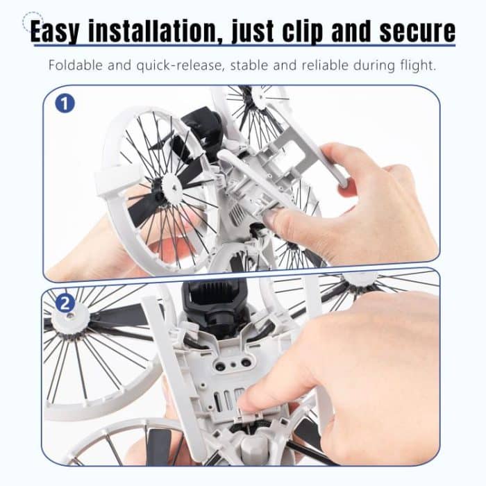 Für DJI Flip STARTRC Klappbares Anti-Fall-Anti-Schmutz-Trainingsgestell für erhöhtes Fahrwerk, For DJI Flip – Bild 9