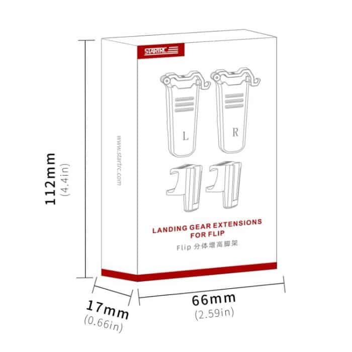Für DJI Flip STARTRC Split Typ Drone Fahrwerk Höhe Erweiterungen Rack, For DJI Flip – Bild 4