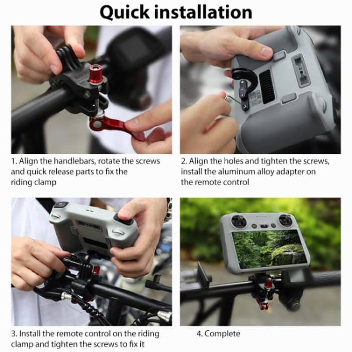 For DJI RC2 Sunnylife Remote Control Shooting Camera Bicycle Clip Mount, For DJI RC2 – Bild 7