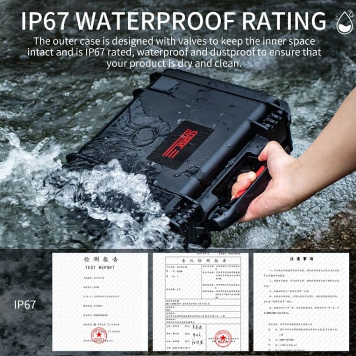 Für Insta360 X4 STARTRC Wasserdichte EVA ABS Dual-layer Koffer Lagerung Box, For Insta360 X4 – Bild 4