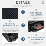 Für Insta360 X4 STARTRC Wasserdichte EVA ABS Dual-layer Koffer Lagerung Box, For Insta360 X4 – Bild 6