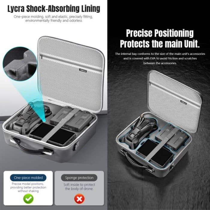 For DJI Mavic 4 Pro / RC Pro 2 STARTRC All-rounder Shoulder PU Storage Bag Handbag, For DJI Mavic 4 Pro / RC Pro 2 – Bild 8
