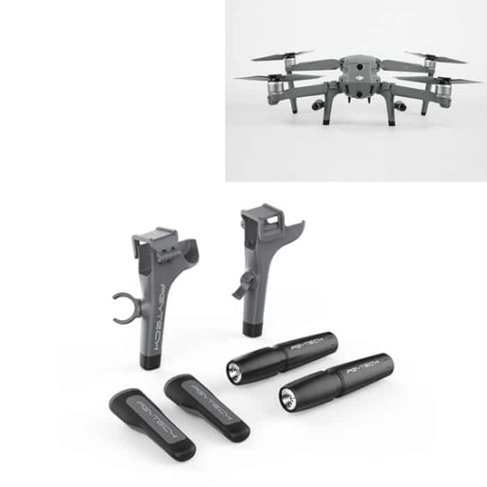 PGYTECH P-HA-030 LED Nachtfluglicht Stoßdämpfung Landing High Stand für DJI Mavic 2 – Bild 1