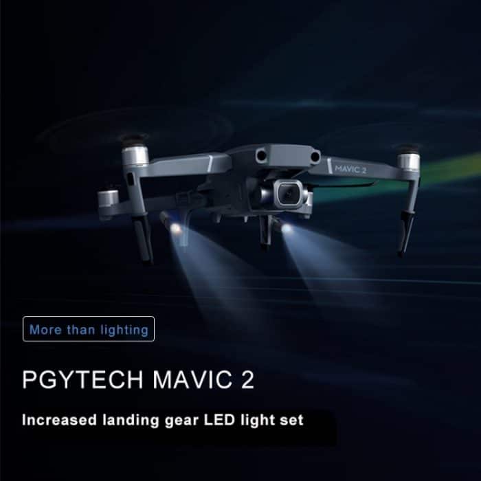 PGYTECH P-HA-030 LED Nachtfluglicht Stoßdämpfung Landing High Stand für DJI Mavic 2 – Bild 9