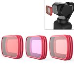 3 PCS PGYTECH P-18C-017 Professioneller Taucherlinsen-Filteranzug für DJI Osmo Pocket