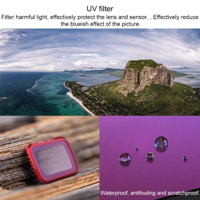 PGYTECH P-16A-042 Zubehör Combo Propellerblatthalter Fahrwerksfilter Schürze Plattenhalterung Aet für DJI Mavic Air 2 – Bild 7