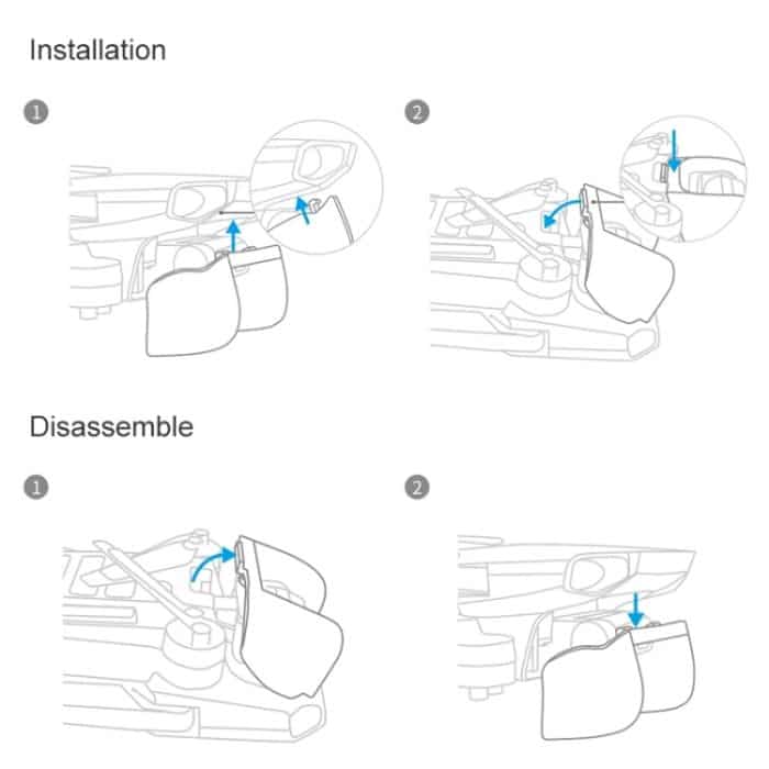 PGYTECH P-12A-023 Kameraobjektiv Schutzhaube Sunshade Gimbal Cover für DJI Mavic Mini Drone – Bild 5
