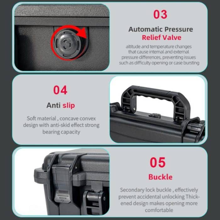 For DJI Osmo 360 STARTRC Waterproof EVA ABS Dual-layer Suitcase Storage Box, For DJI Osmo 360 – Bild 17